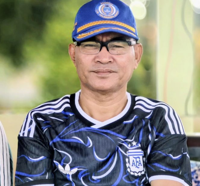 
 Djufri Muhamad selaku Ketua Pengda PSSI Kabupaten Halmahera Barat 