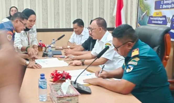 
 Penandatanganan Hibah Dua aset milik Pemda Halmahera Barat 